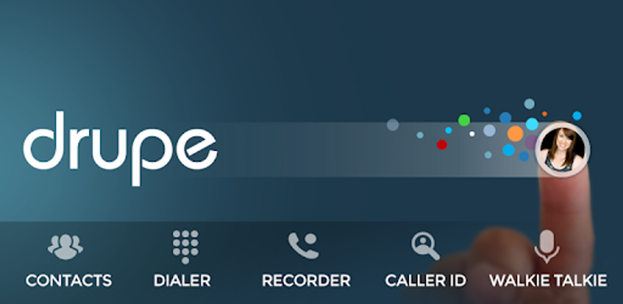 Fashion Contacts, Phone Dialer & Caller ID: DRUPE 