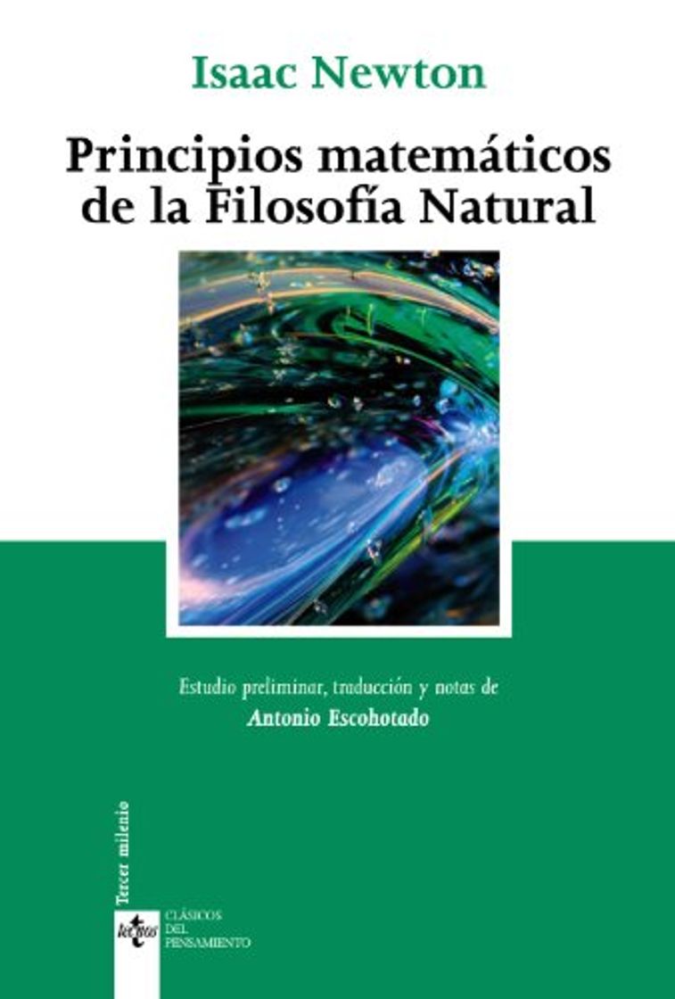 Libro Principios matemáticos de la Filosofía Natural