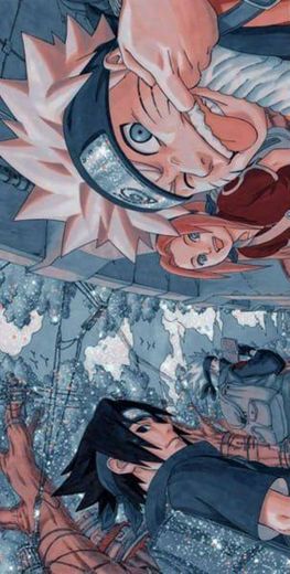 Pov: Naruto tira uma foto no meio da missão