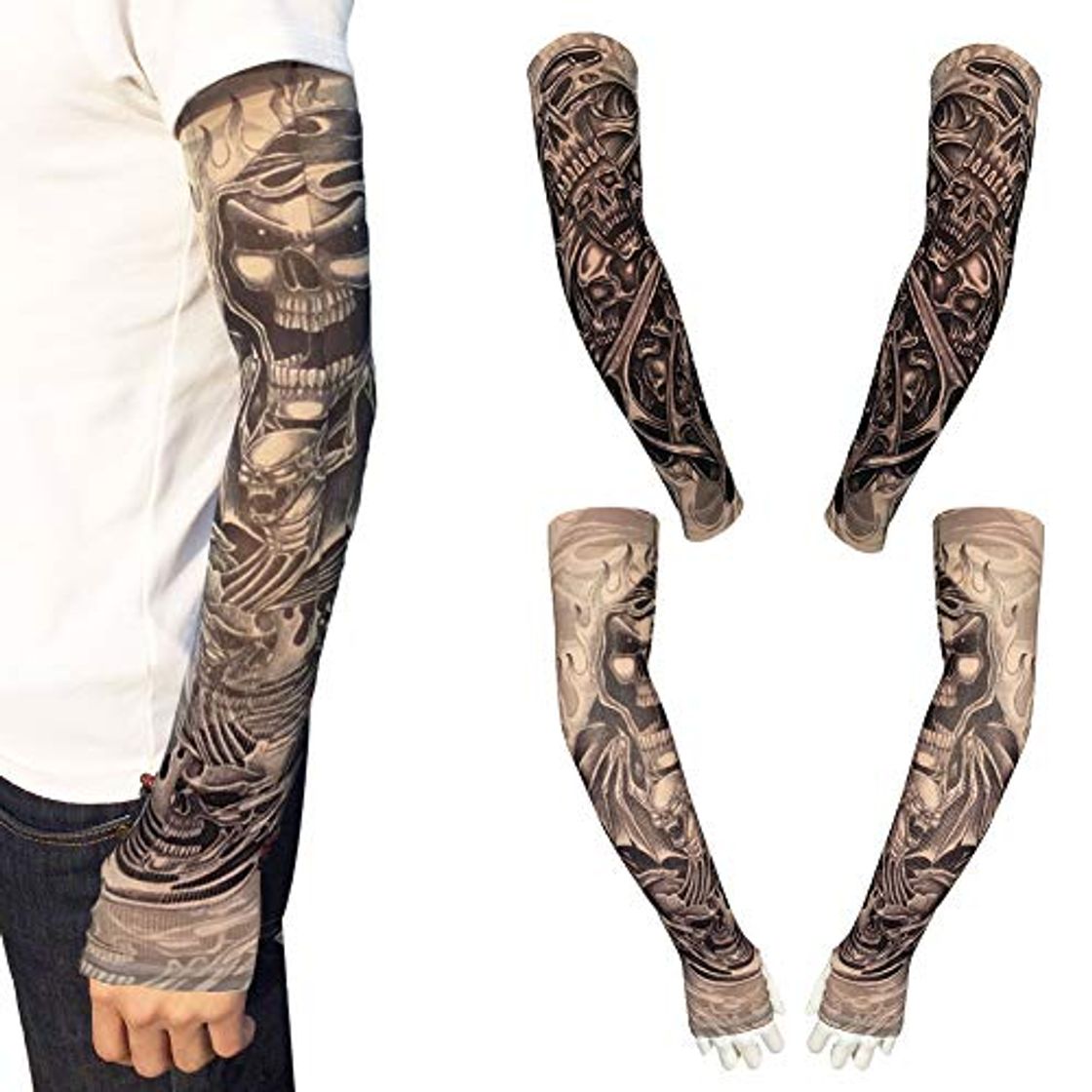 Product EQLEF Manga Tatuajes Brazo para Hombres