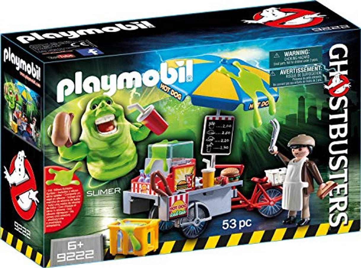 Social PLAYMOBIL Ghostbusters Slimer con Stand de Hot Dog, a Partir de 6