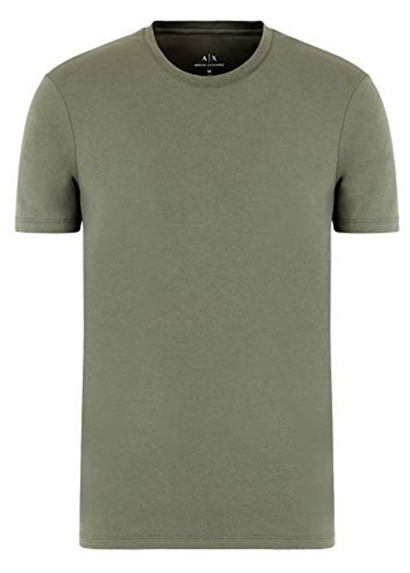 Moda Armani Exchange Pima Cotton Jersey Short Sleeve Crew Neck T-Shirt Camiseta