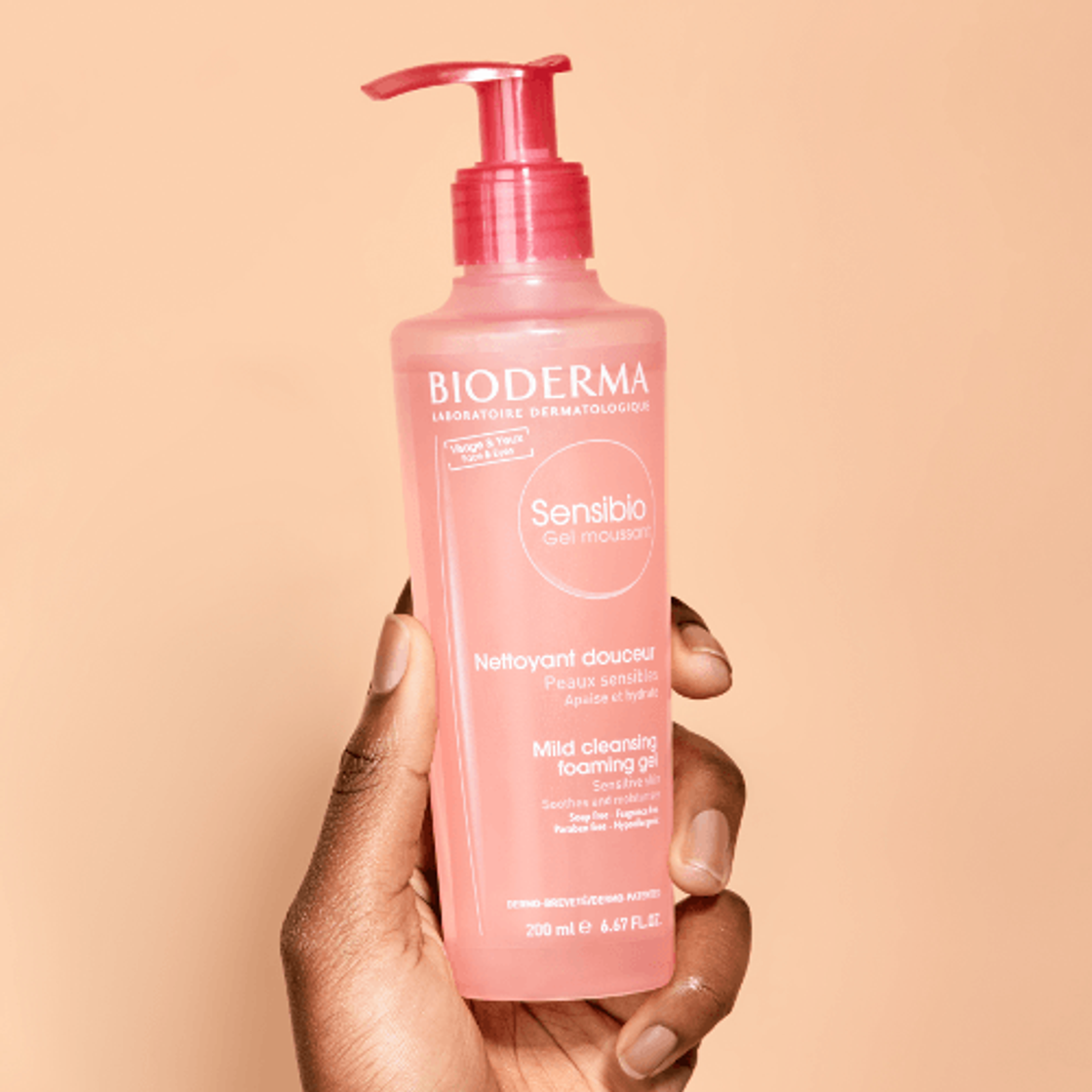 Productos Bioderma Sensibio Foaming facial cleansing gel