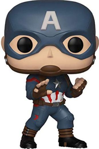 Funko- Marvel Pop Capitán América Edición Especial,