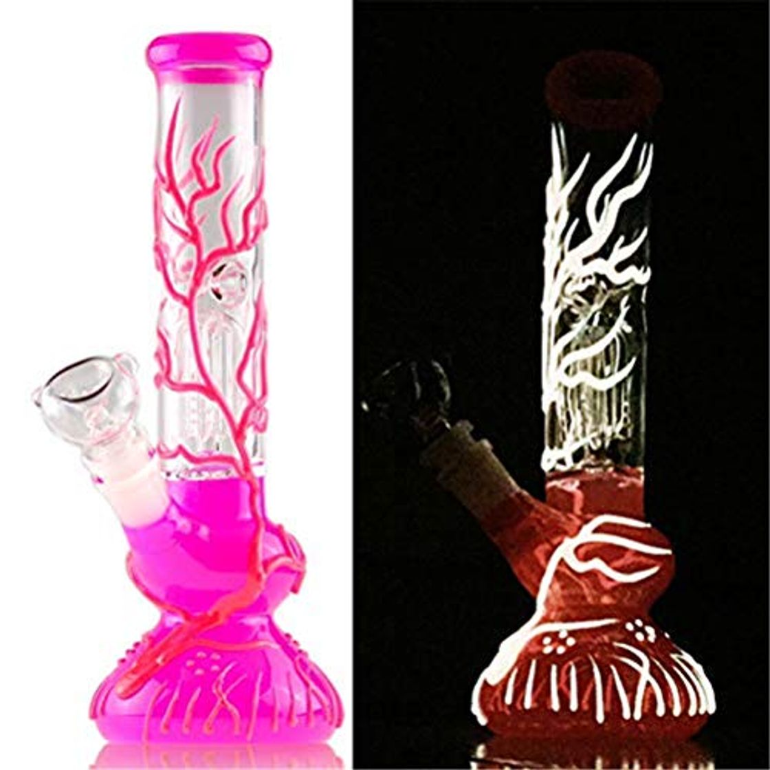 Producto RORA Bong de Vidrio de Fluorescencia Alta de 10 Pulgadas Bong Cool