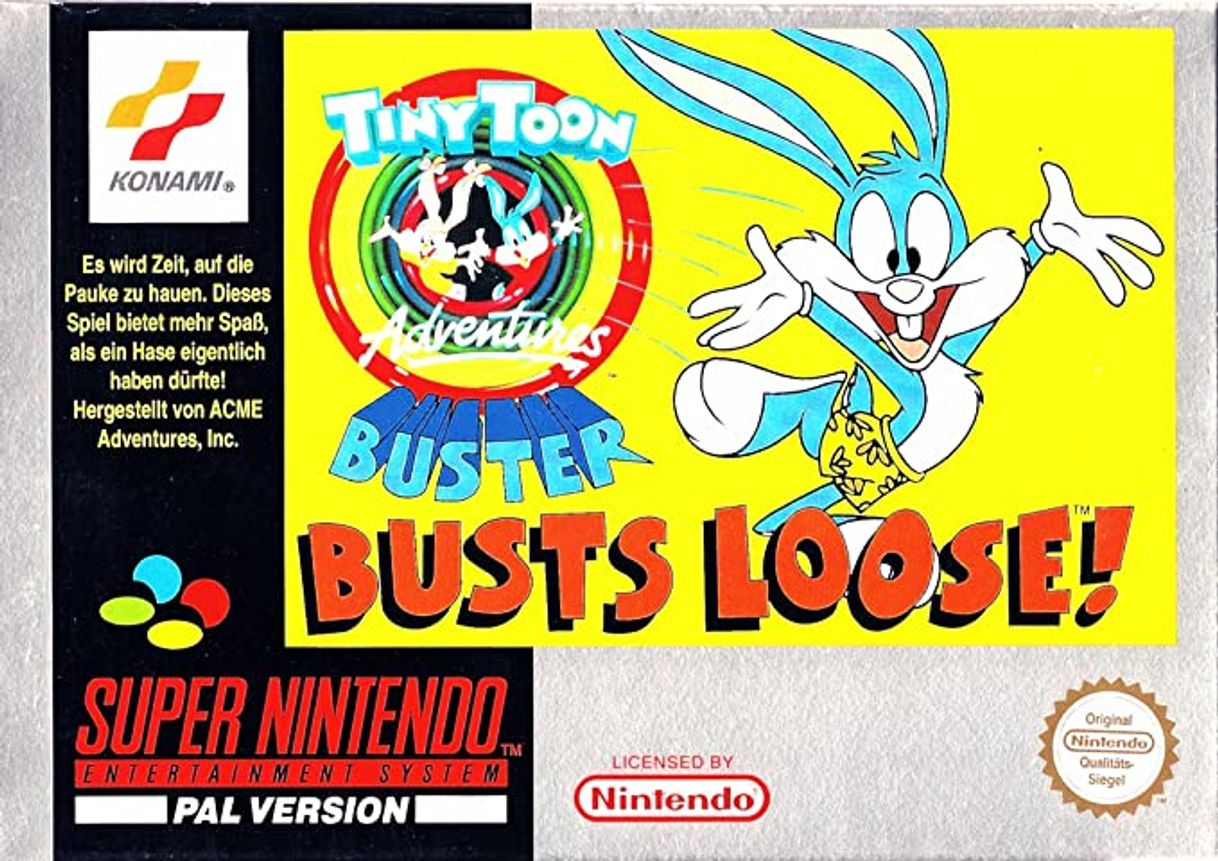 Videojuegos Tiny Toons Súper Nintendo