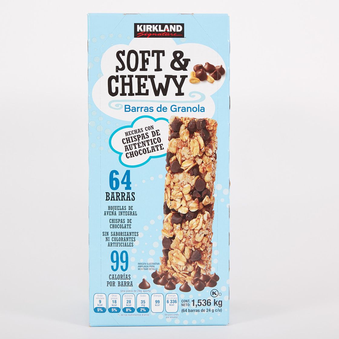 Moda Kirkland Signature Soft & Chewy barras de granola 1.536 kg - Costco