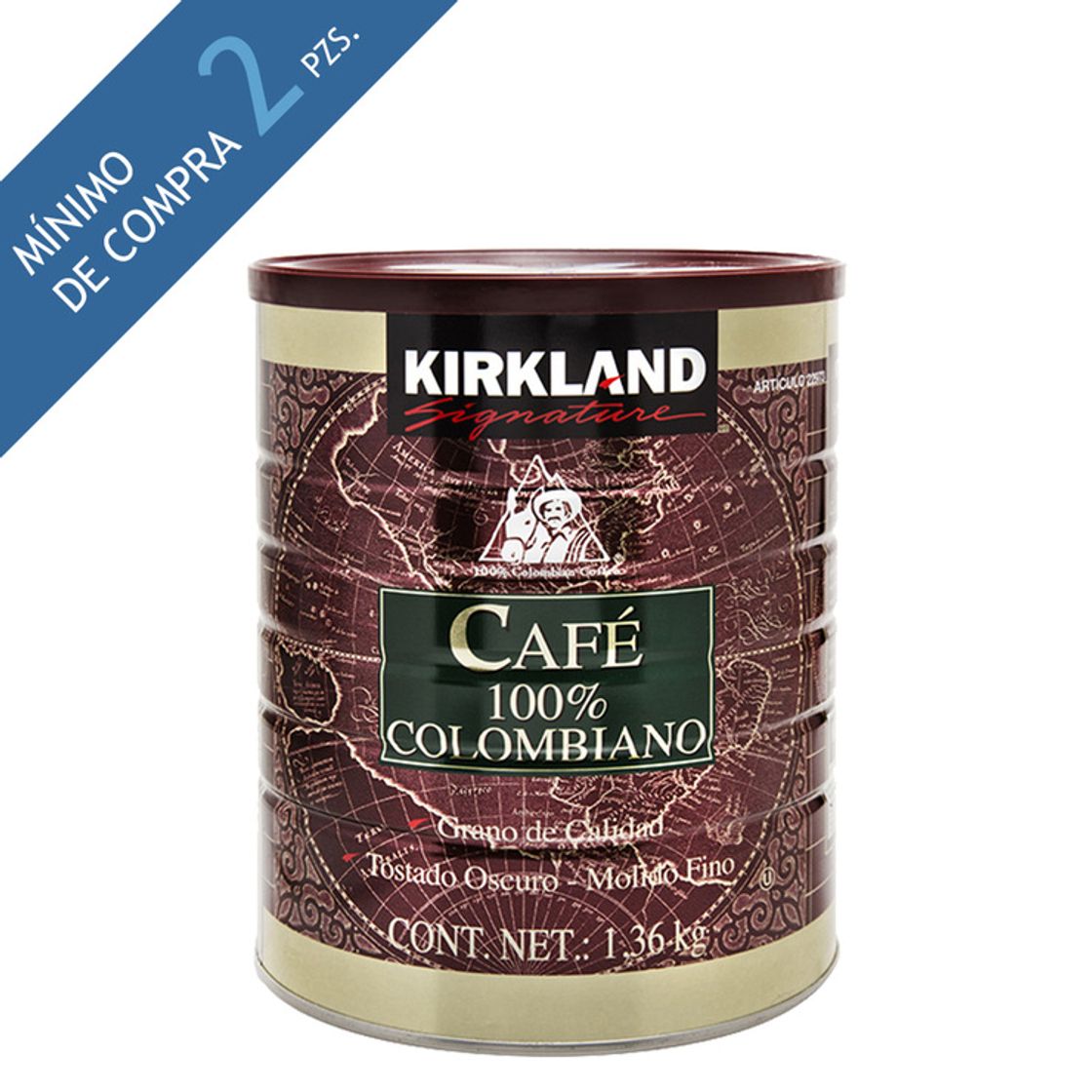 Fashion Café Molido Colombiano, Kirkland Signature 1.36 kg | Costco México