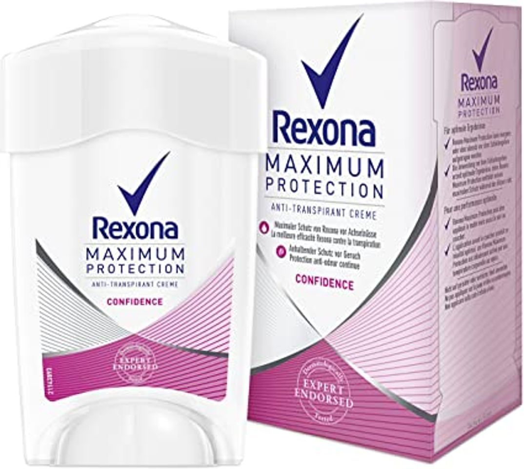 Social Rexona Desodorante Antitranspirante Crema Confidence 45Ml