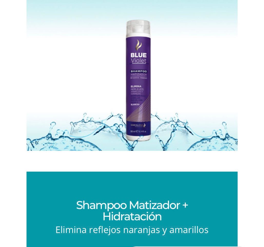 Fashion Shampoo blue violet 300 ml barcelona pharma - Sears