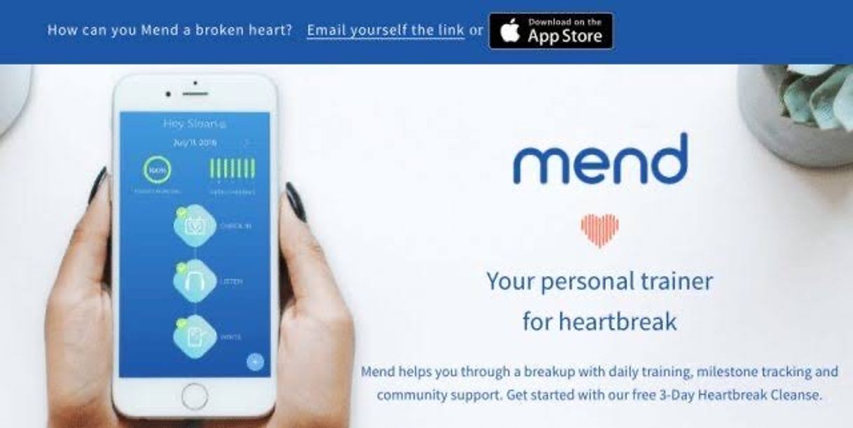 App Mend | The #1 Self Care App For Breakups & Divorce