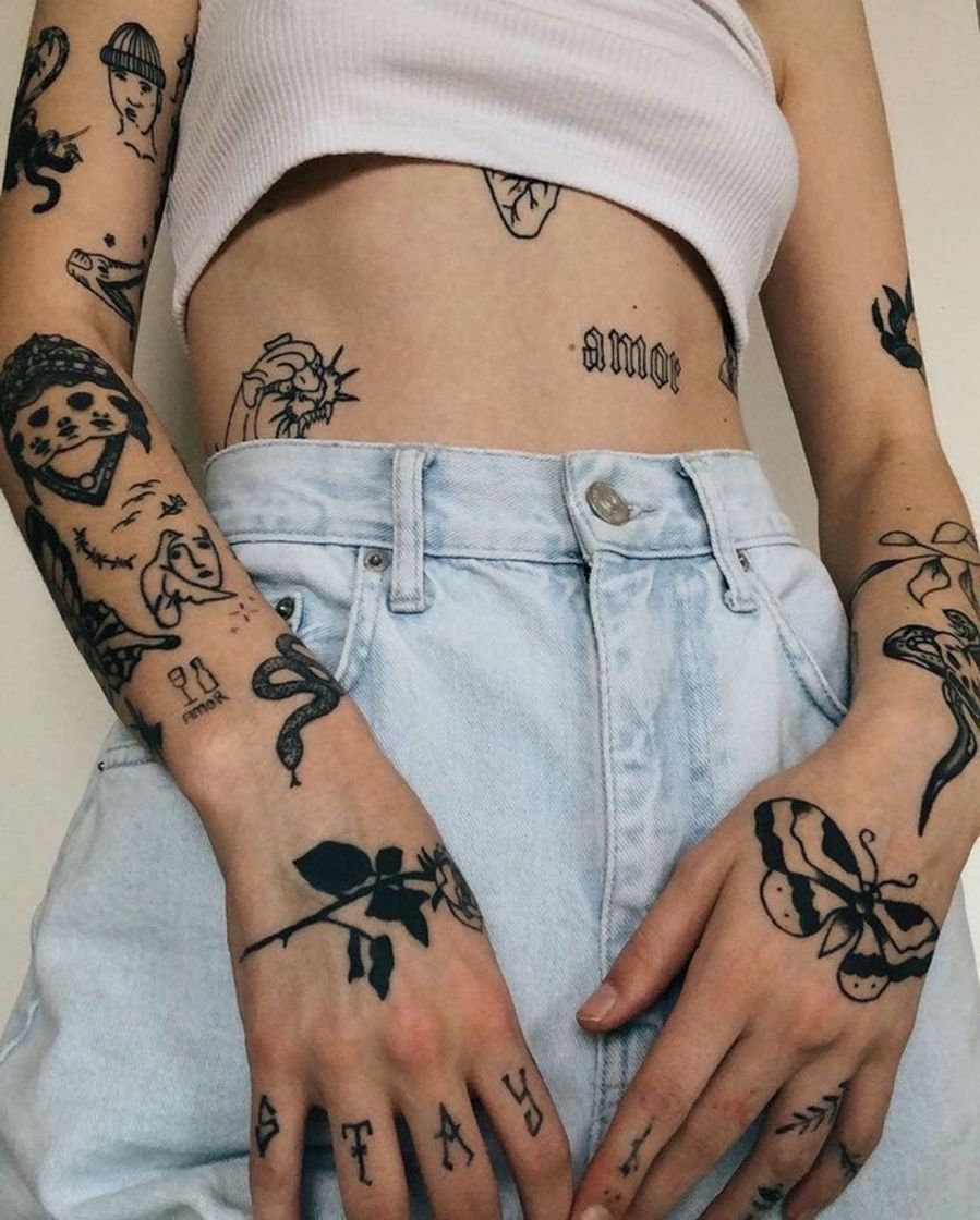 Social mini tattoos 
