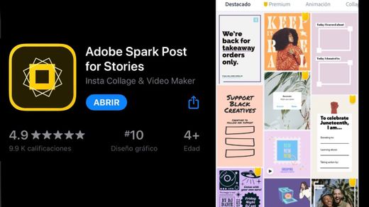 Adobe Spark Post for Stories