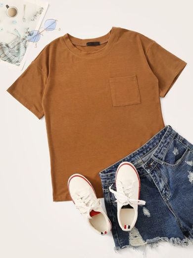 Playera Color Camel