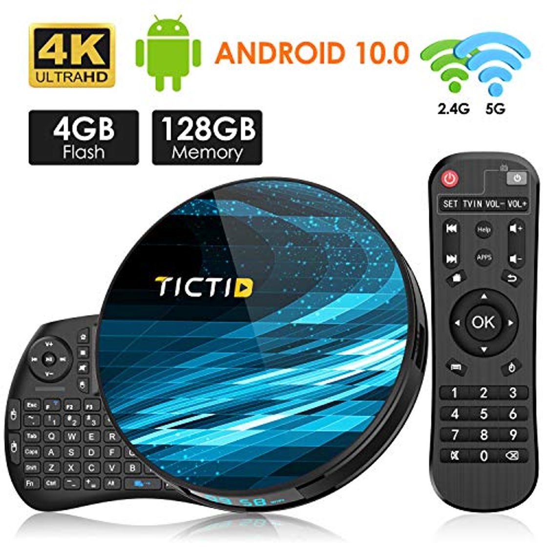 Producto TICTID Android 10.0 TV Box T8 MAX【4G