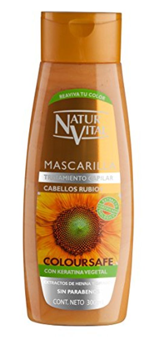 Productos Naturaleza y Vida Mascarilla Coloursafe Rubio