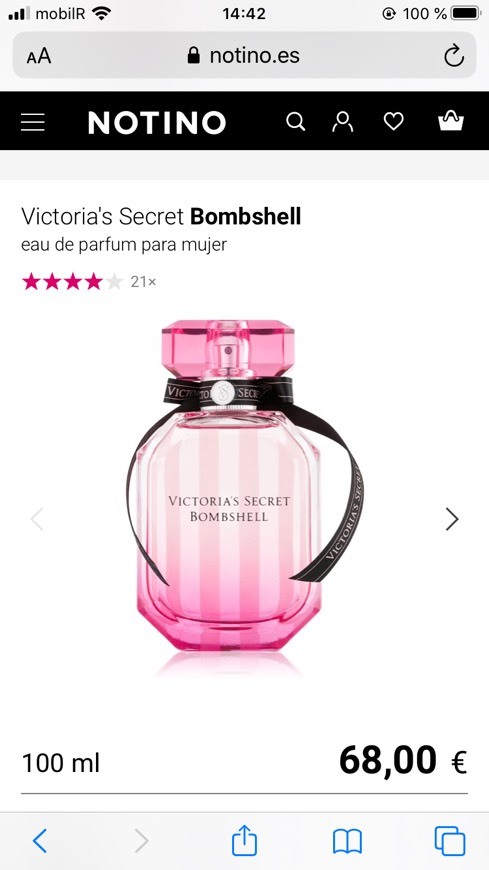 Producto Victoria secret bombshell