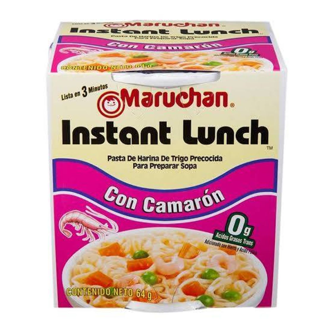 Moda Sopa instantánea Maruchan con camarón 64 g | Walmart