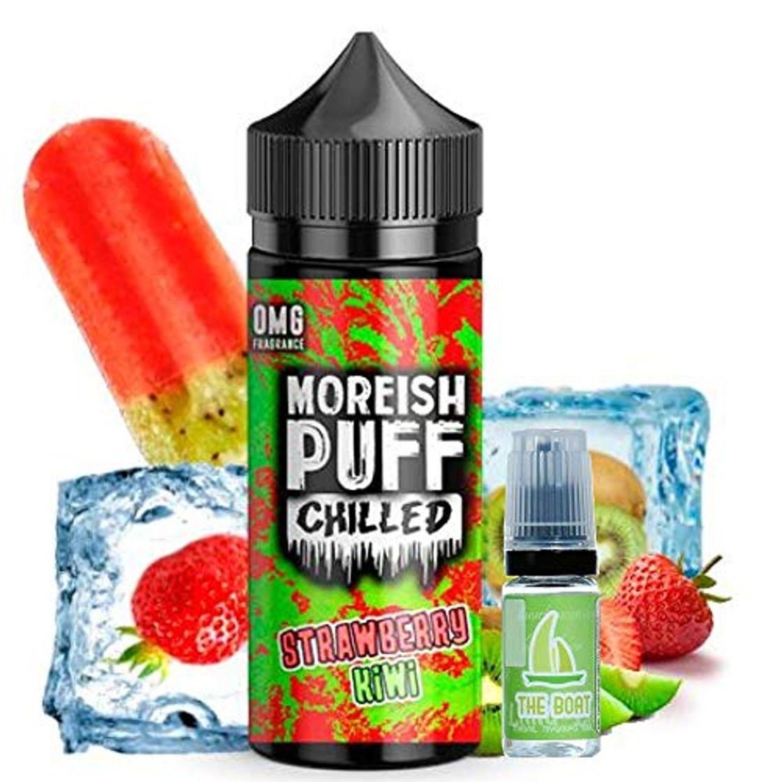 Producto E Liquid Moreish Puff Chilled Strawberry Kiwi 100ml - 70vg 30pg