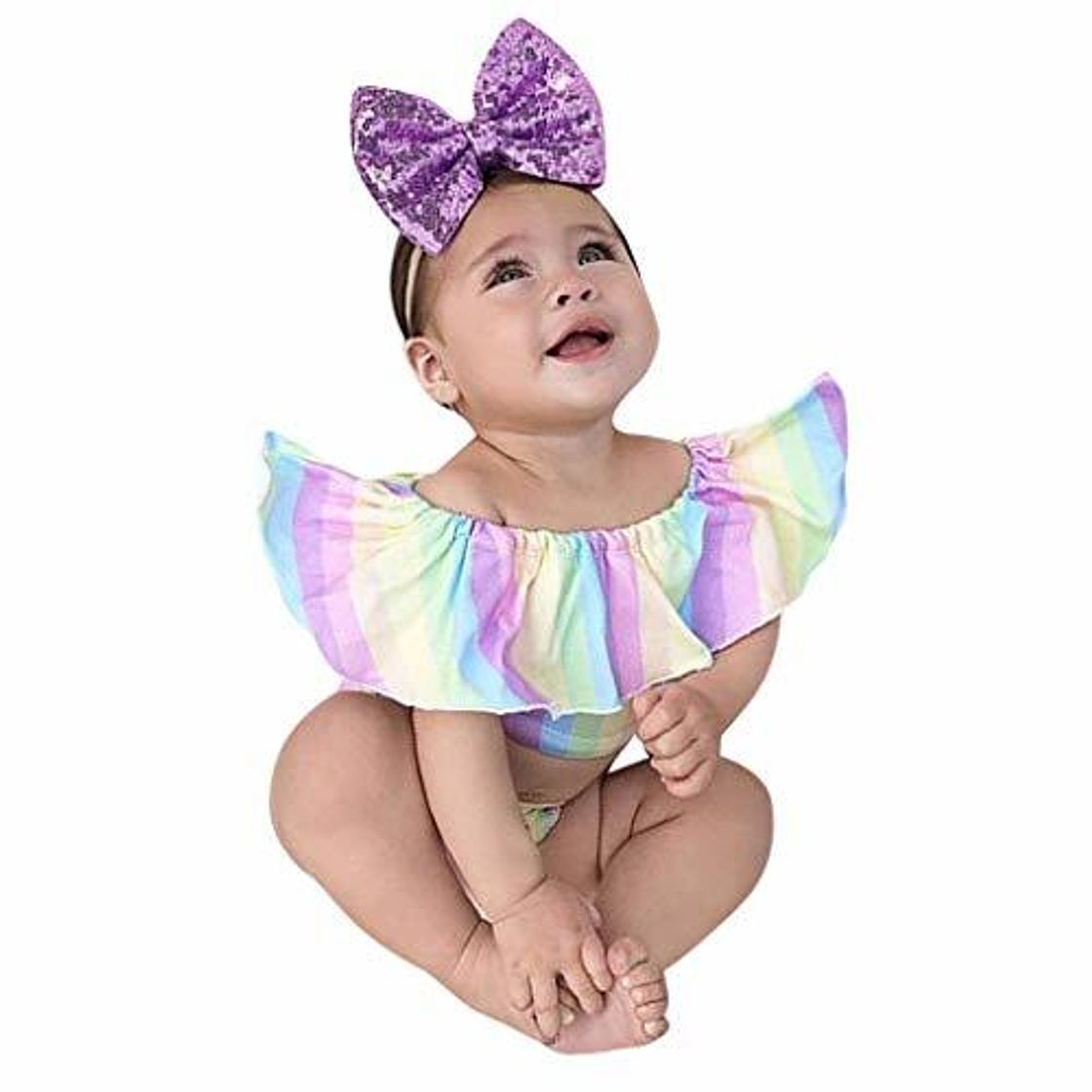 Product MAYOGO Conjunto de Ropa bebé Niña Verano 2pcs Bebés niñas Tops sin