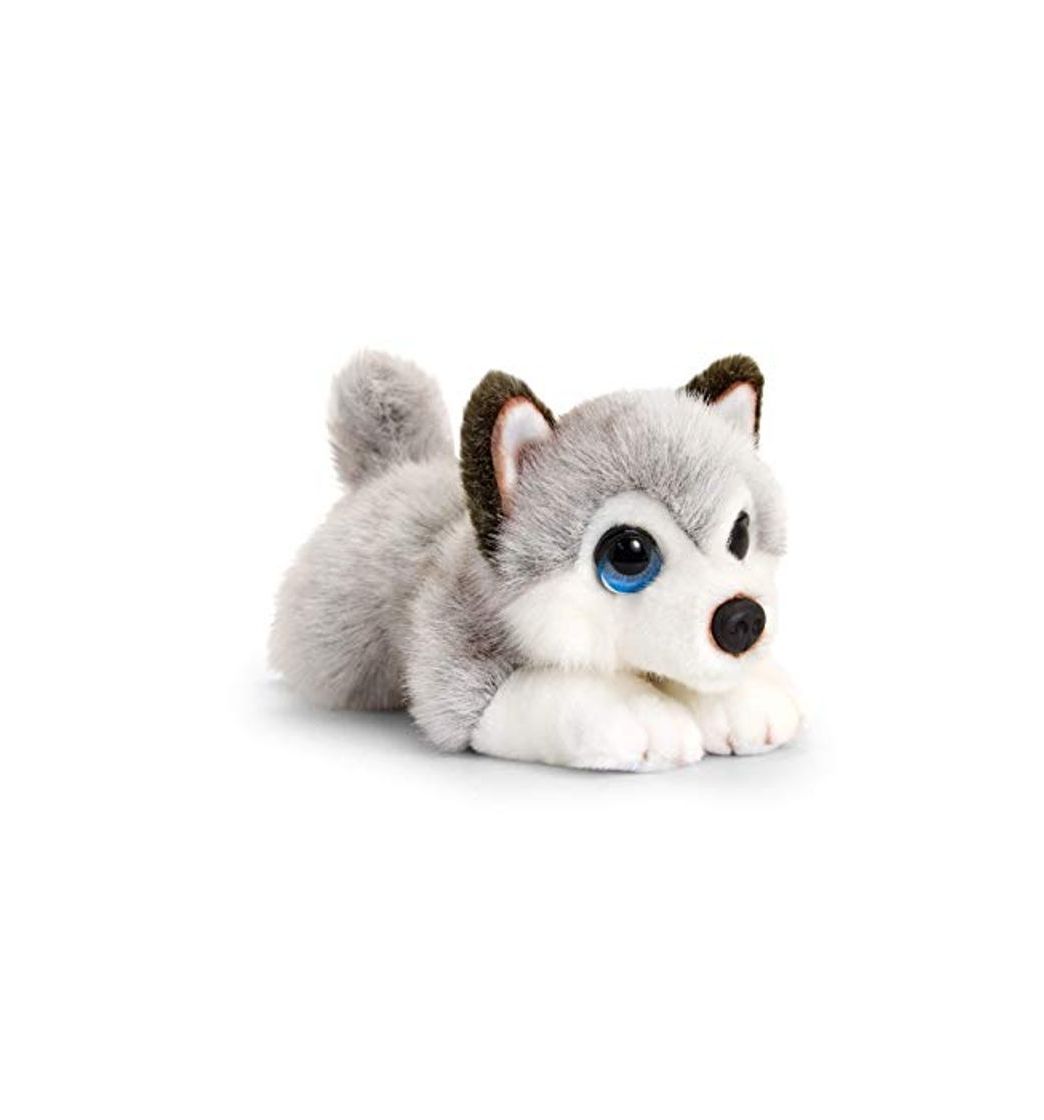 Social Keel Toys- Juguete de Peluche con diseño de Perro Husky, Color Gris,