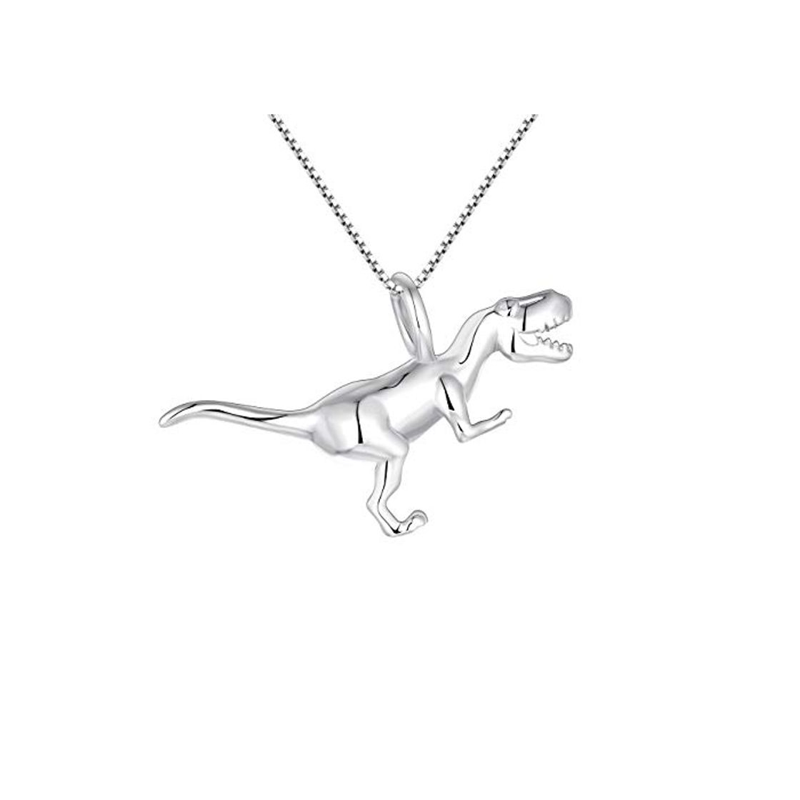 Products YL Collar de dinosaurio de plata925 Collar de plata 3D Tyrannosaurus colgante para mujeres y hombres