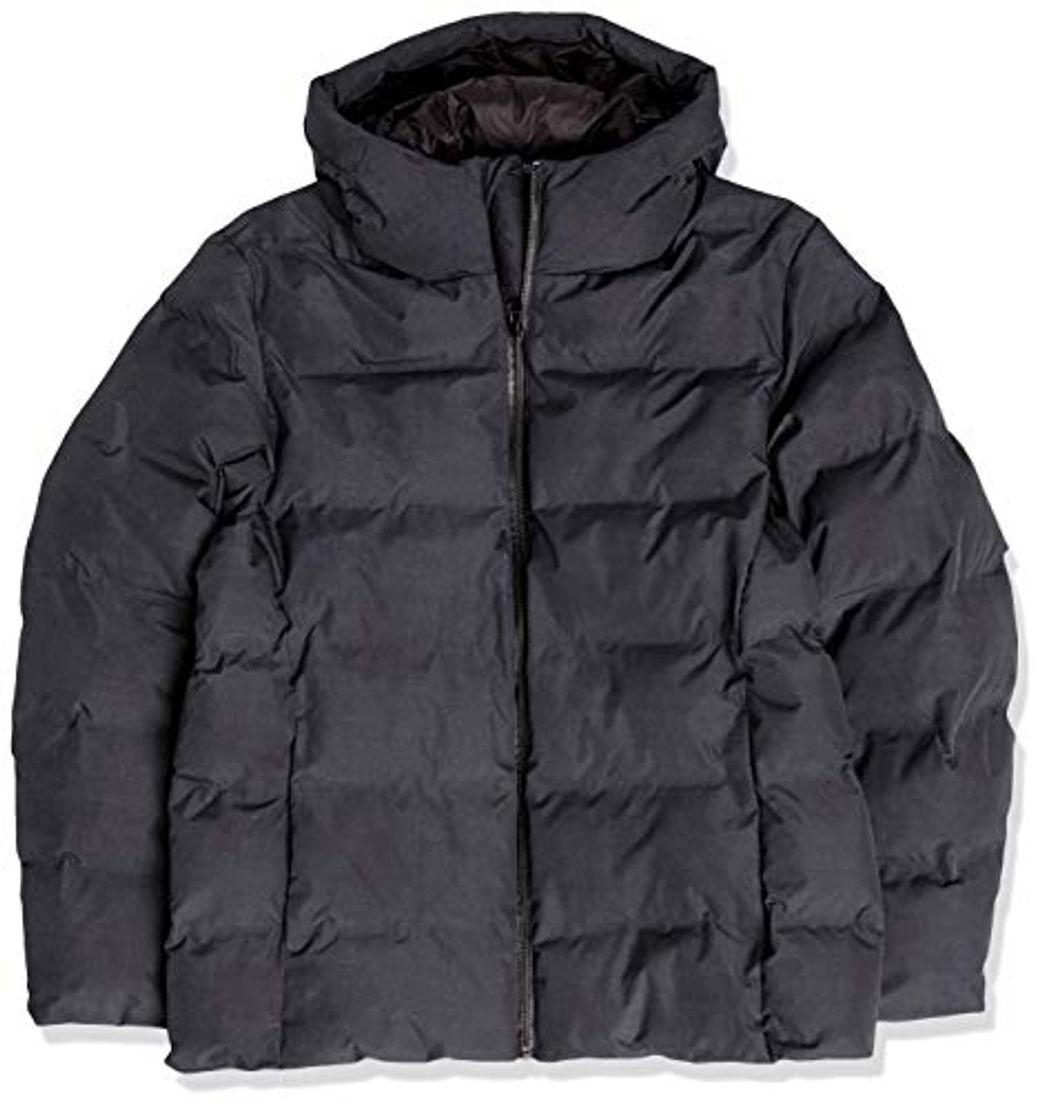 Moda Marca Amazon - Peak Velocity Chamarra con Aislamiento térmico. Down-Alternative-Outerwear-Coats, Negro, US