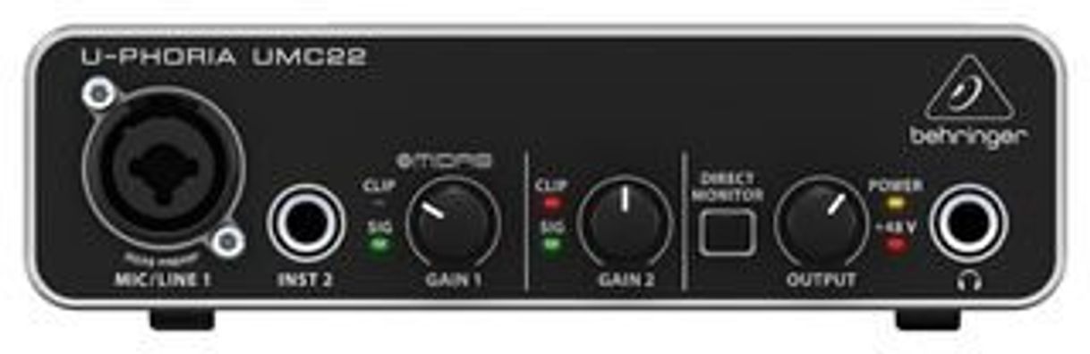 Social Behringer UMC22 equipo de música adicional