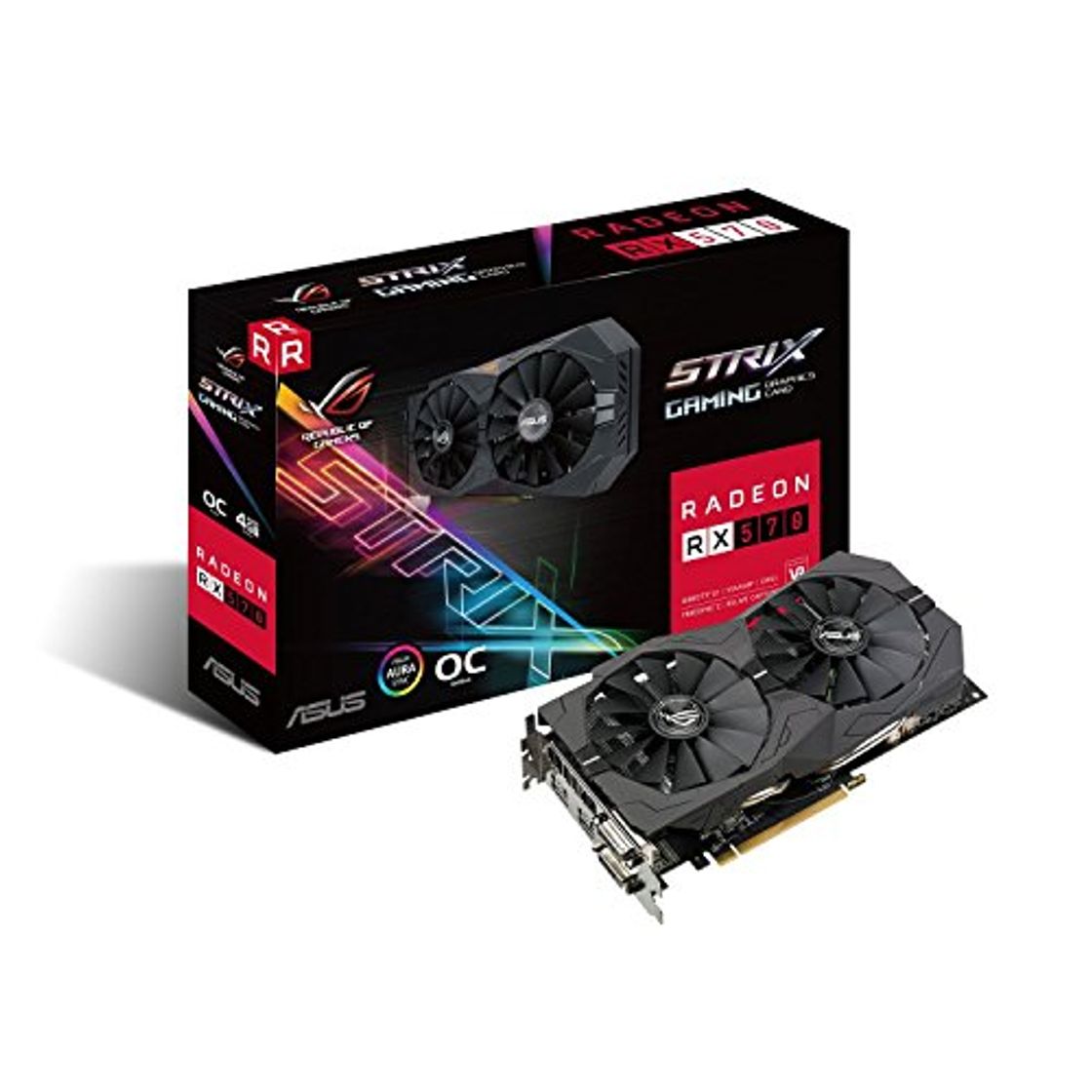 Social ASUS ROG Strix RX570 OC Edition - Tarjeta gráfica