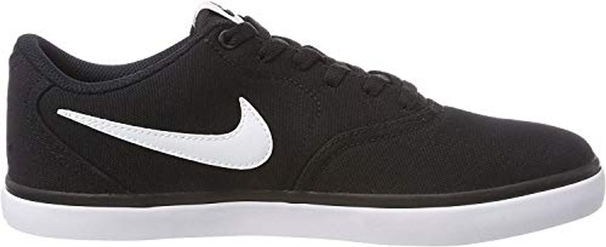 Social Nike SB Check Solar Cnvs, Zapatillas de Deporte para Hombre, Negro
