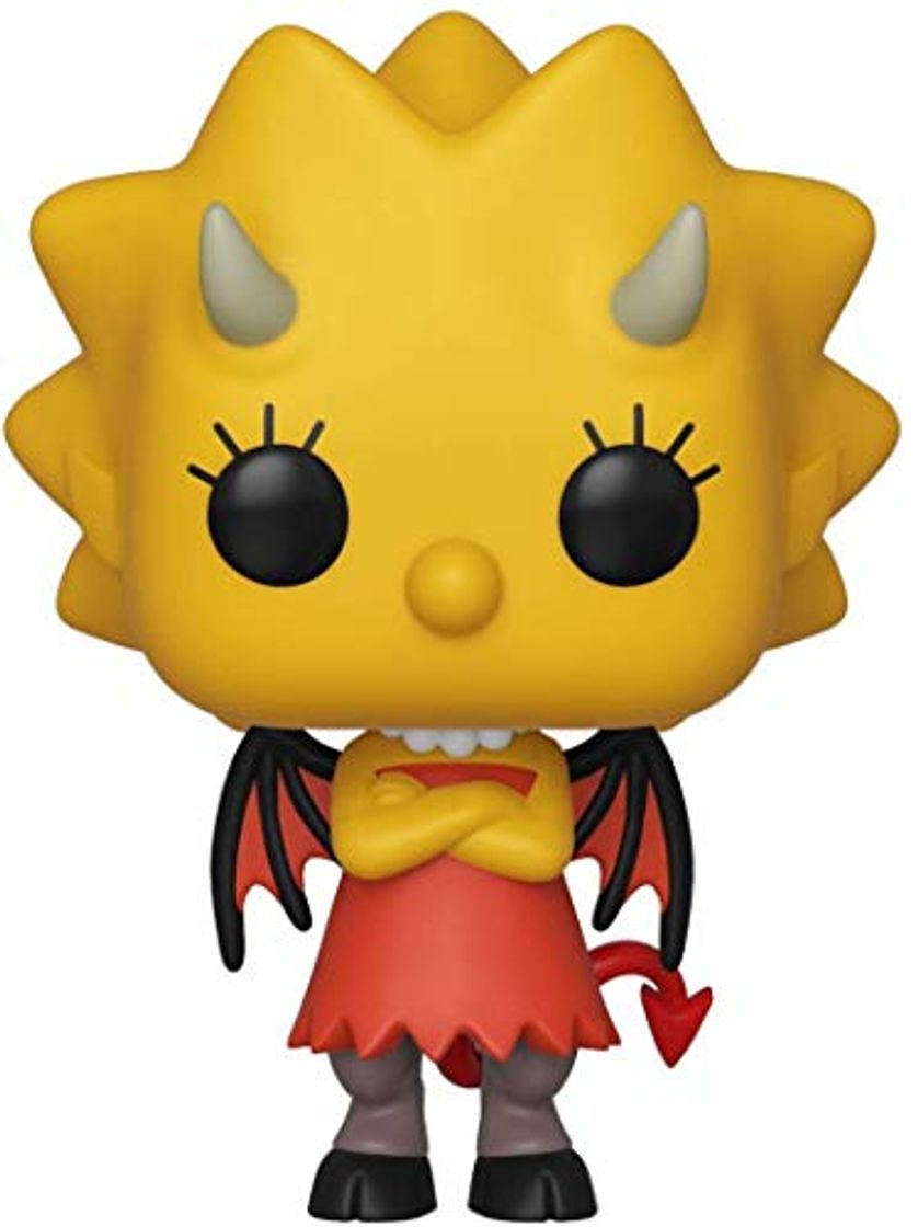 Social Funko- Pop Figura De Vinil: Animation: Simpsons-Lisa as Devil Coleccionable, Multicolor