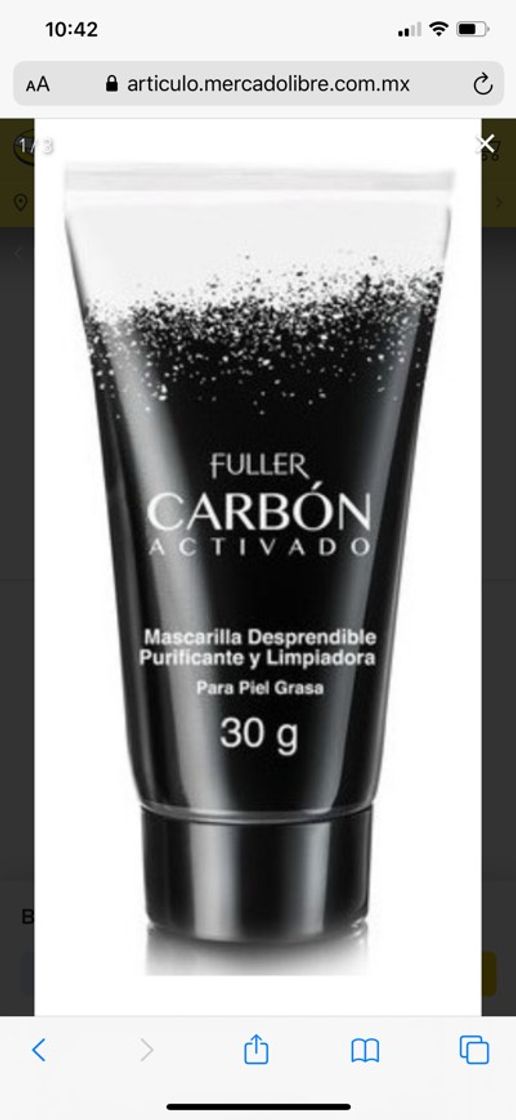 Productos Mascarilla de carbón activado peel off 🖤