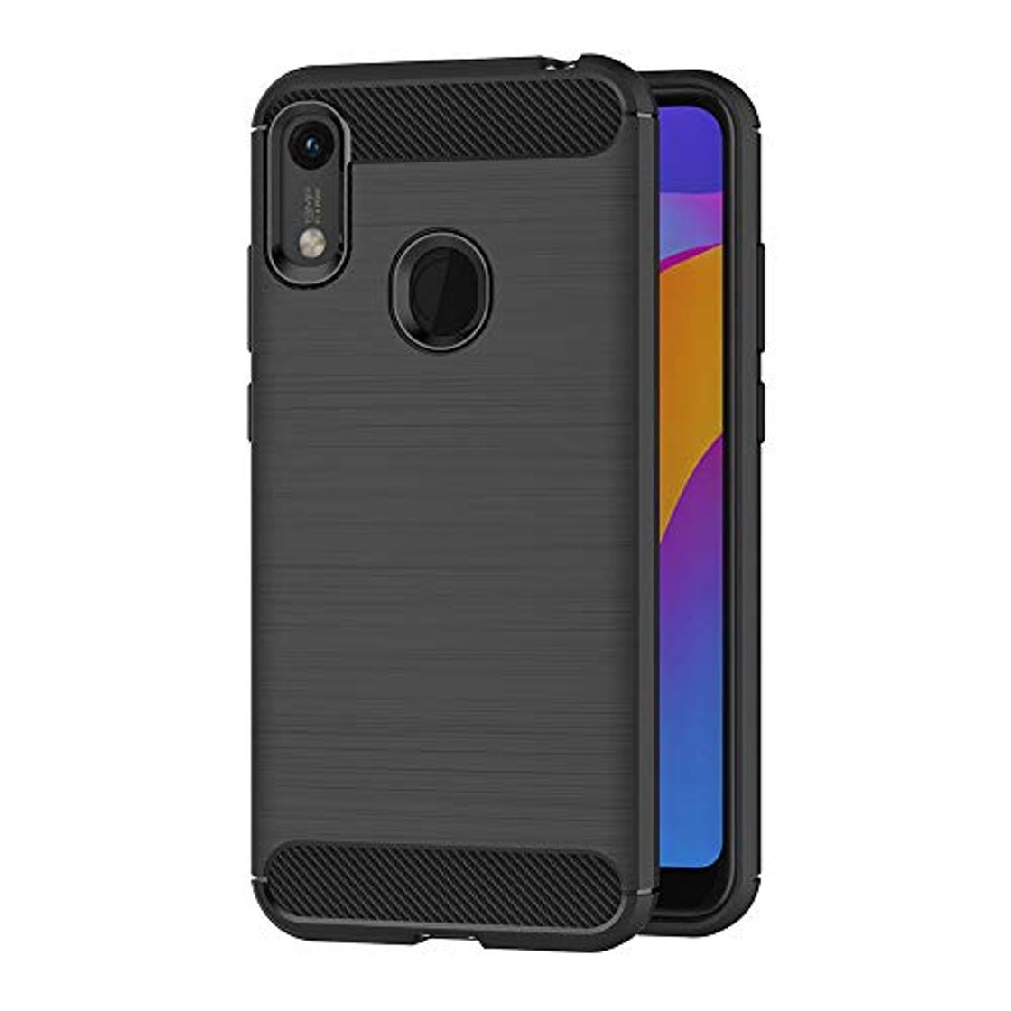 Product AICEK Funda Compatible Honor 8A / Huawei Y6 2019, Negro Silicona Fundas