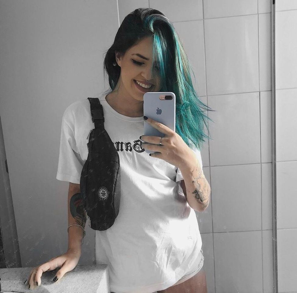 Moda Cabelo azul hair blue