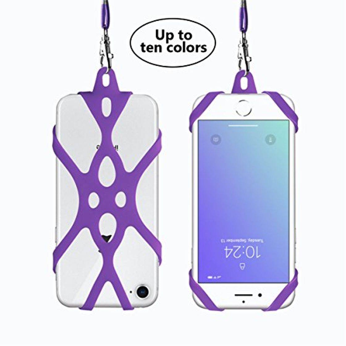 Social ROCONTRIP Estuche de Correa para el Cuello del teléfono Celular, Funda a