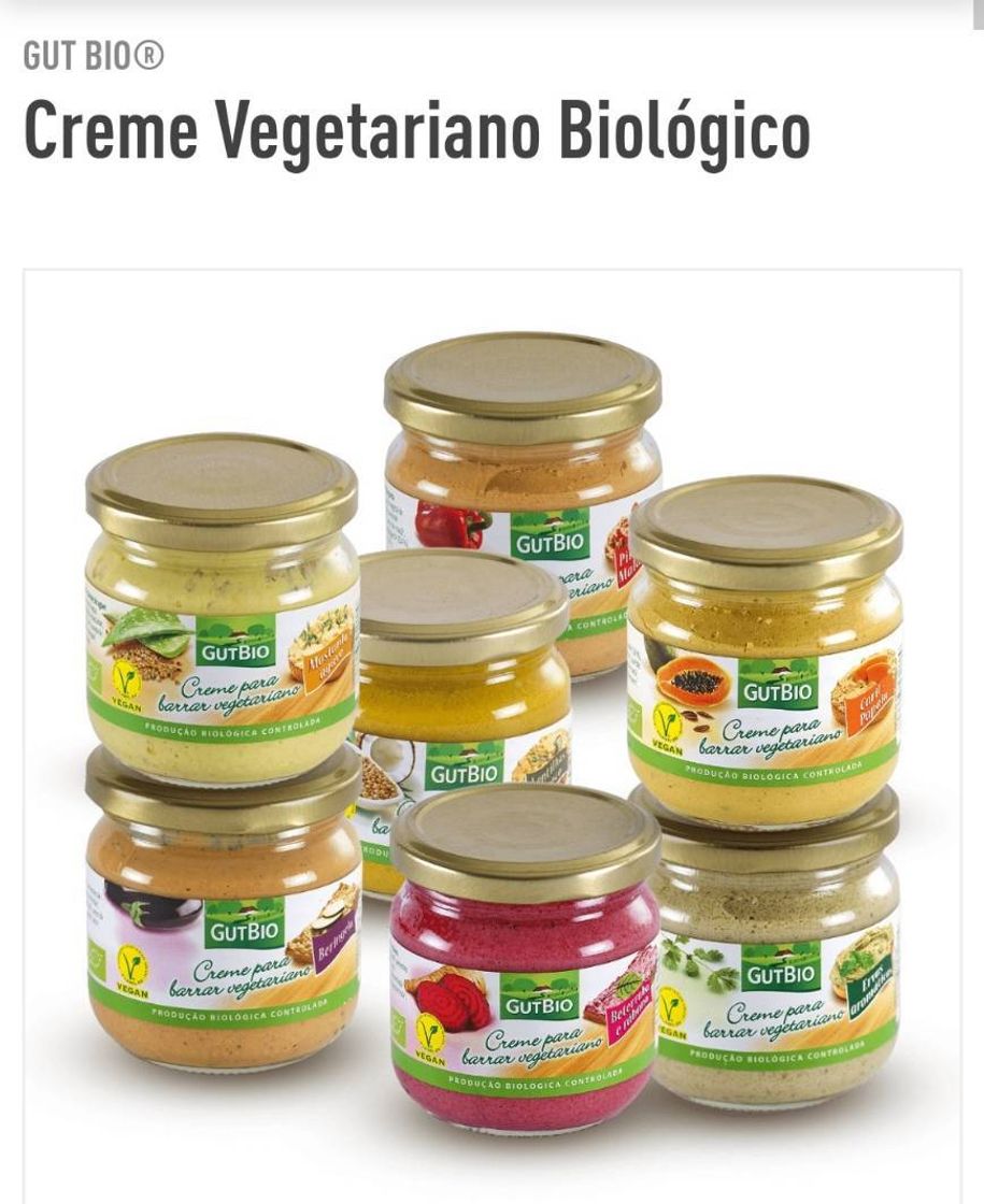 Product Gut bio creme vegetariano biológico 