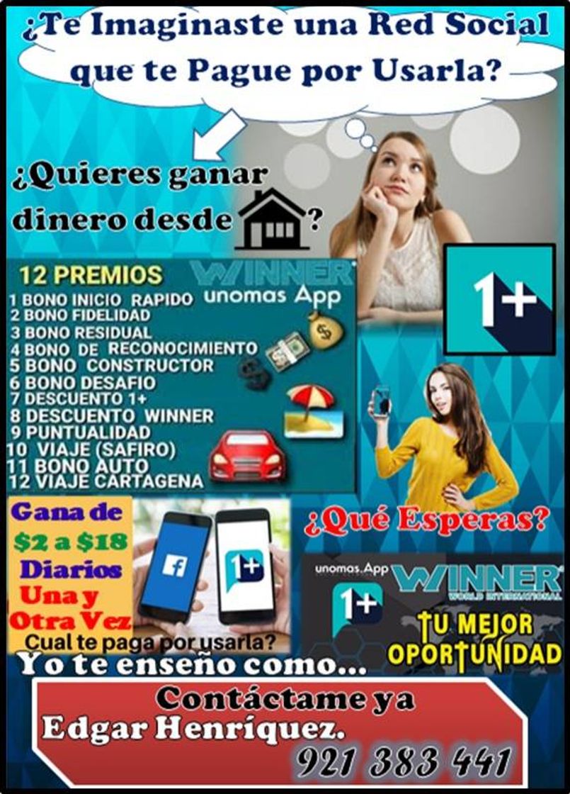 Social Winner 1+ genera ingresos desde casa 