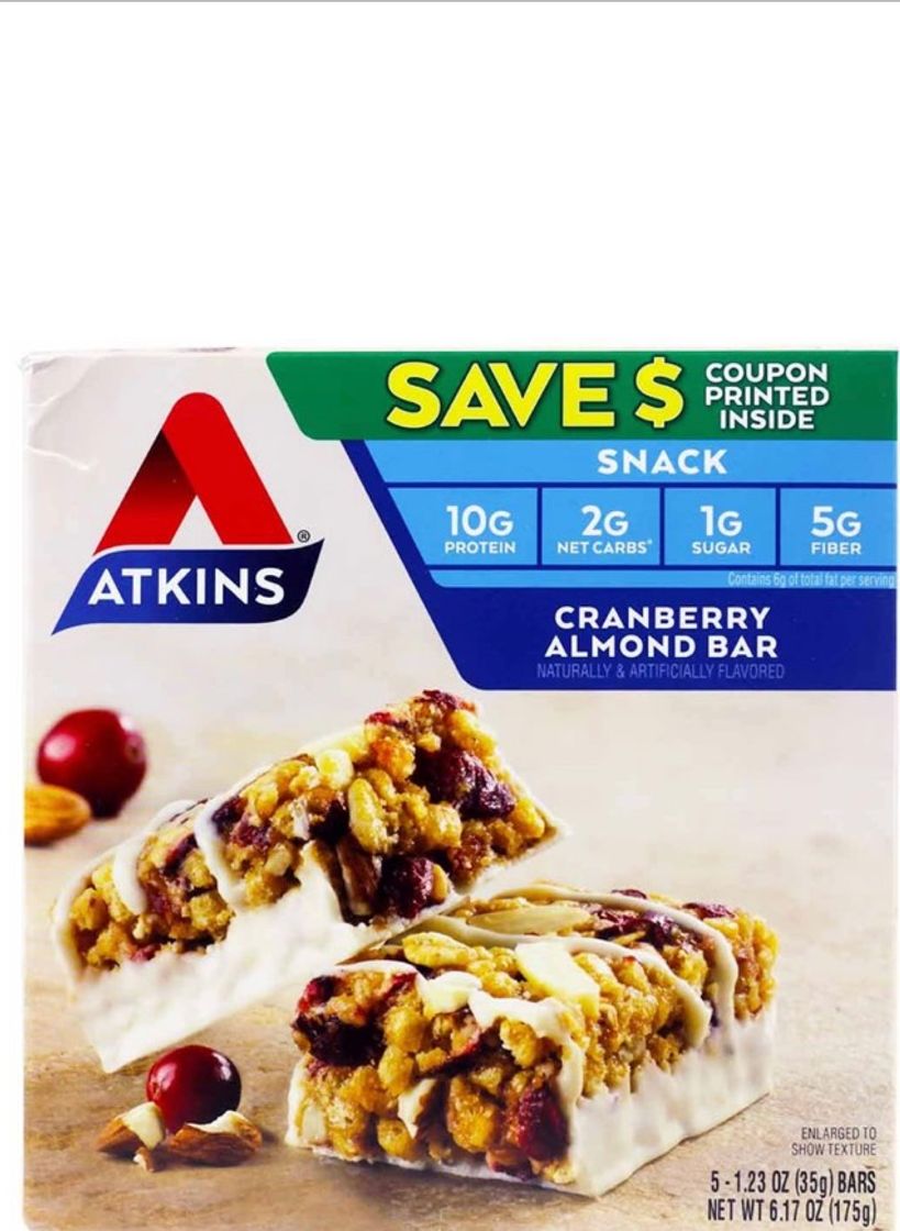 Products ATKINS KETO cranberry almond bars 