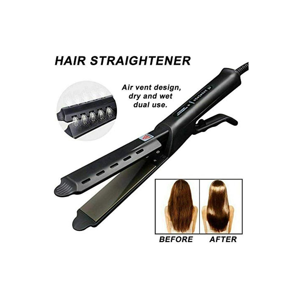 Moda HAIRCURLER Plancha para Cabello Professional