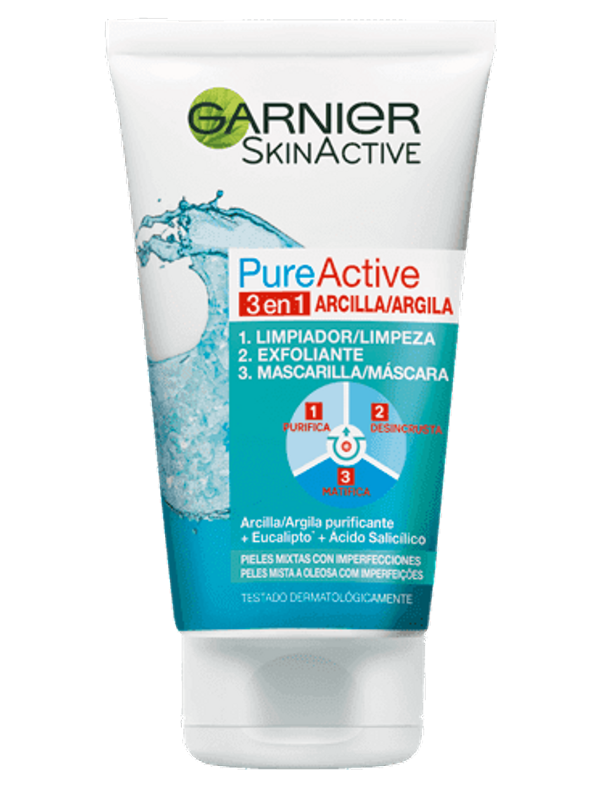 Moda Gel limpiador integral 3 en 1 Pure Active | Garnier