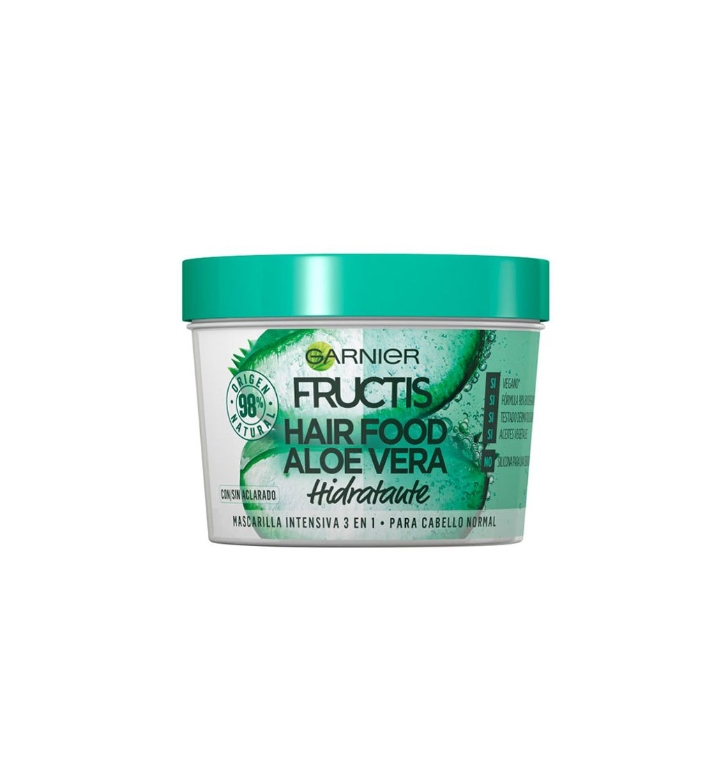 Belleza Garnier Fructis Hair Food Mascarilla Capilar 3 en 1 Goji Reaviva Brillo