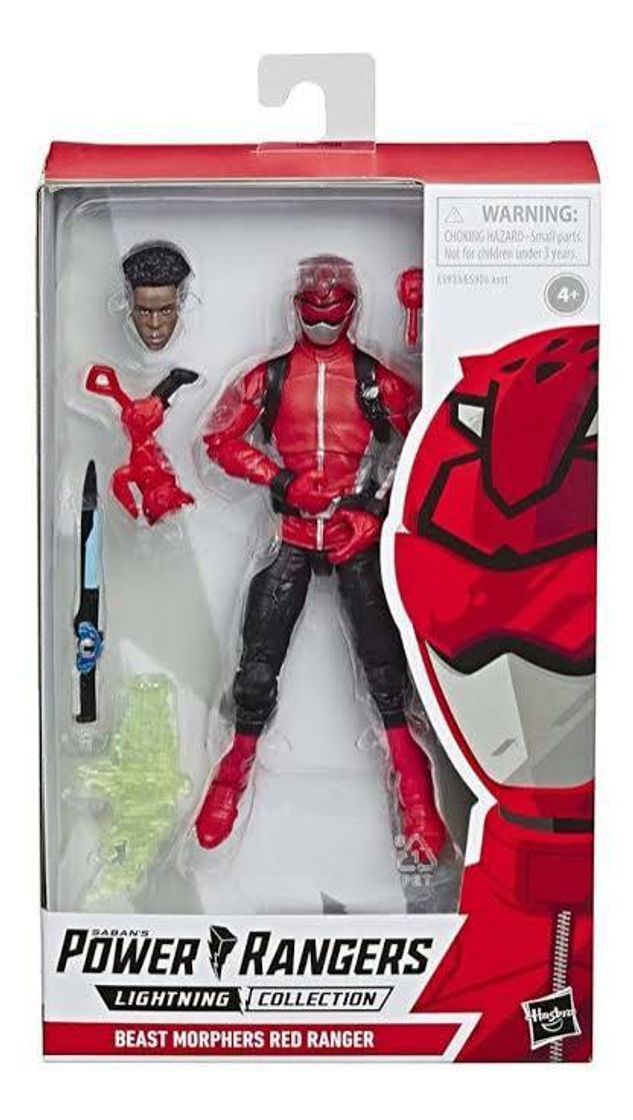 Producto Power Ranger Lightining Collection Figuras 15 Cm Ranger Rojo