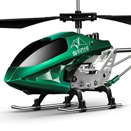 Syma S107H-E - Helicóptero teledirigido con mando a distancia para interiores y
