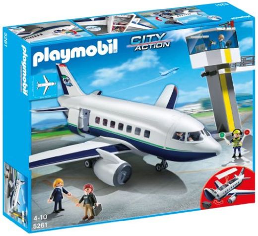 PLAYMOBIL - Avión de pasajeros y mercancías