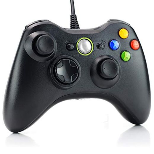 Dhaose Xbox 360 Mando de Gamepad, Controlador Mando USB de Xbox 360