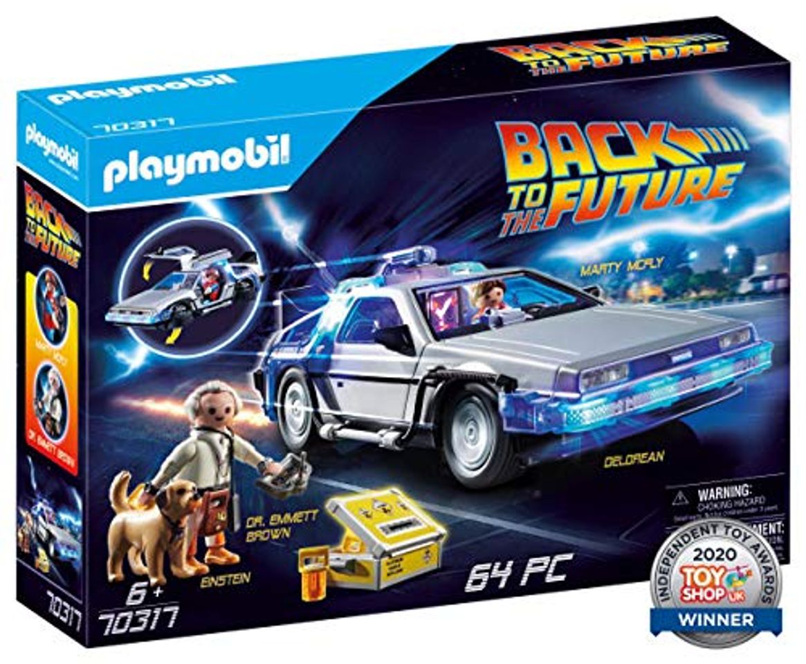 Product PLAYMOBIL- Back to The Future Delorean con Efectos de Luz, A Partir