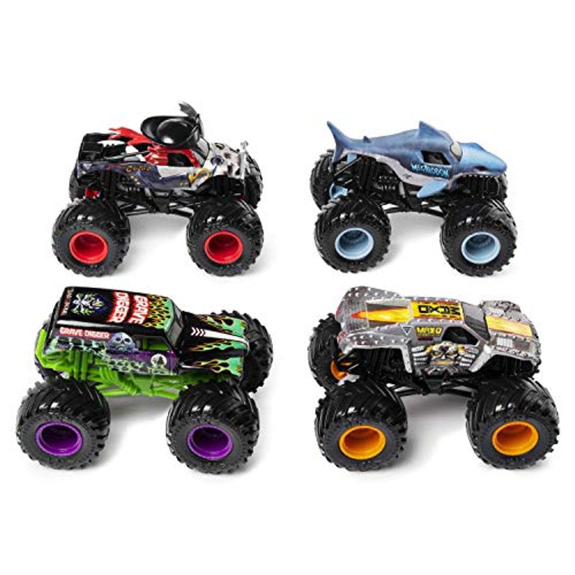 Lugares Monster Jam 6053860 - Pack de 4 vehículos