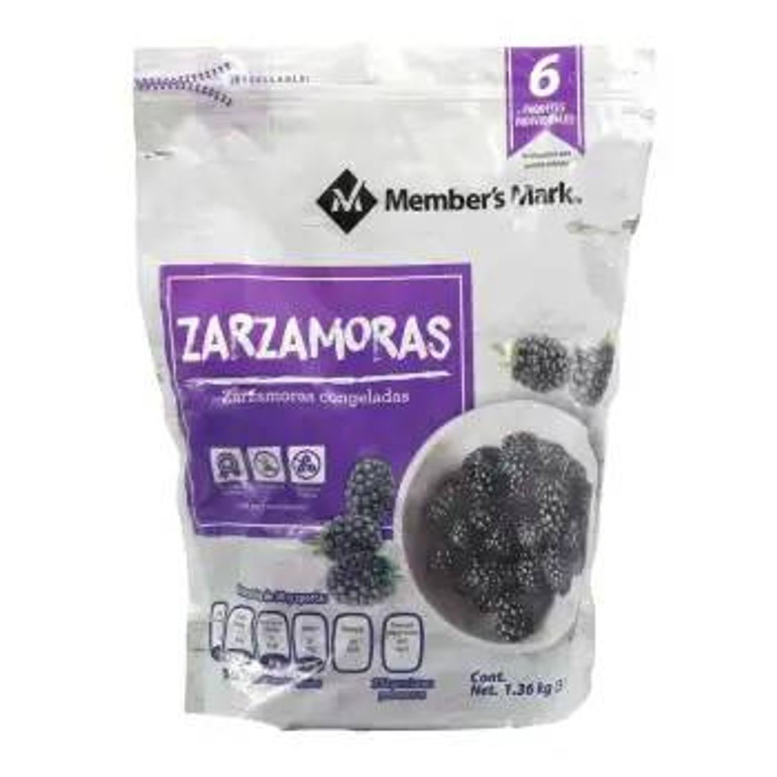 Social Zarzamoras congeladas