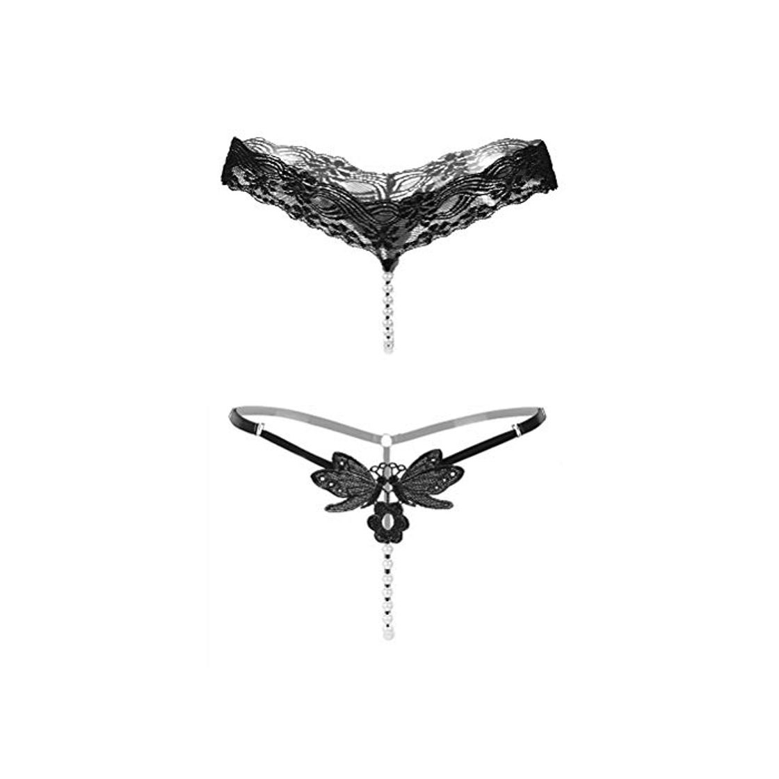 Social JFan G String Mujer Ropa Interior Tanga Bragas de Cuerdas en V