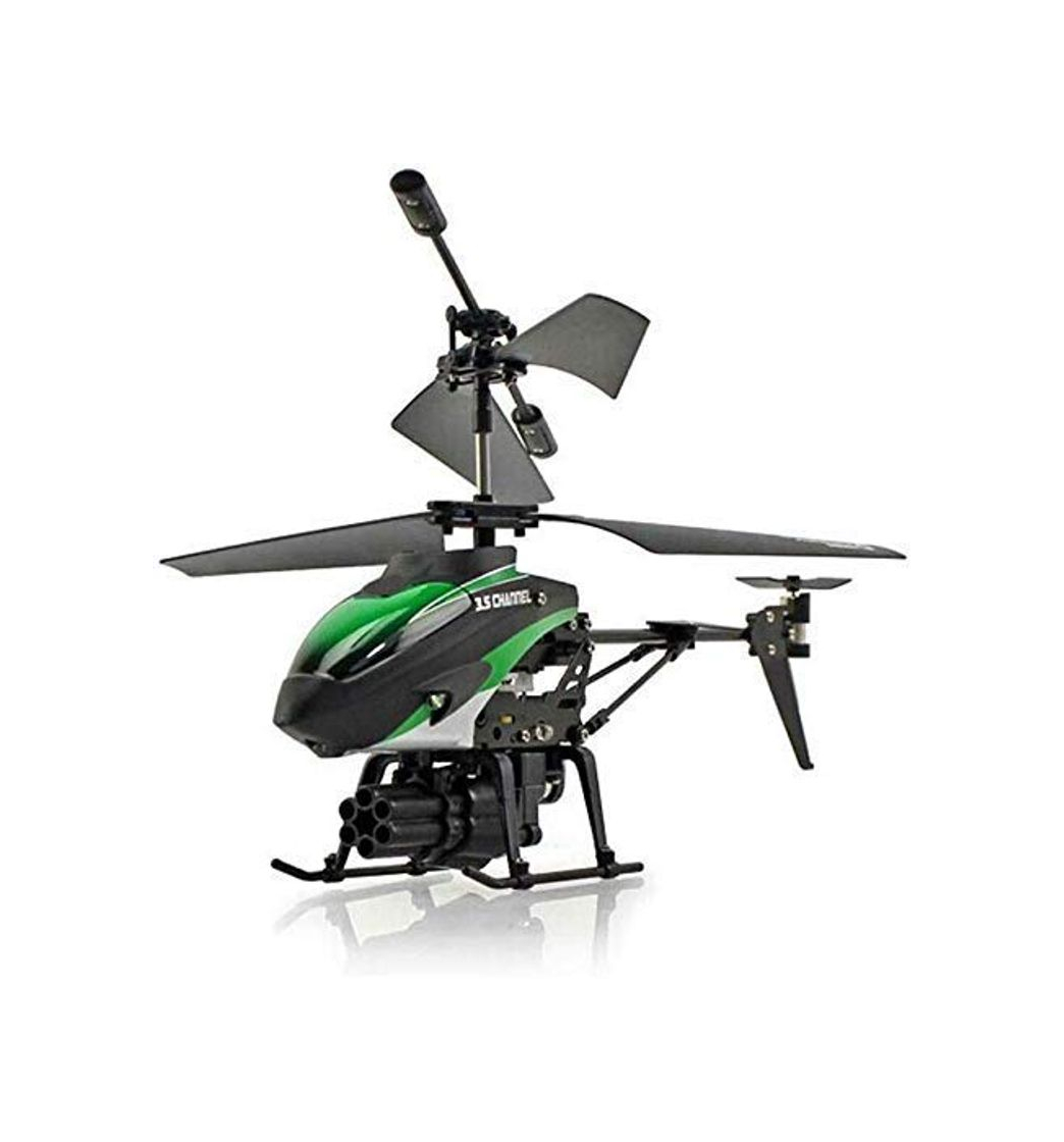 Productos Helicóptero RC Helicóptero RC Helicóptero control remoto Aviones Juguetes Mini motor dual puede lanzar 6 misiles plástico Armado recargable Niños Helicóptero plástico Juguetes interior y exterior